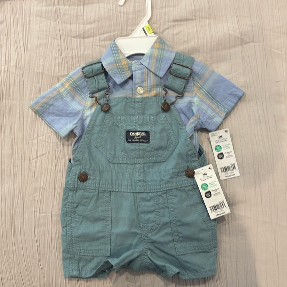 NWT Oshkosh B’gosh 3m Baby Boy Spring Summer Set
